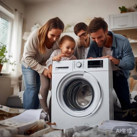 三洋洗衣机,安装简单易行