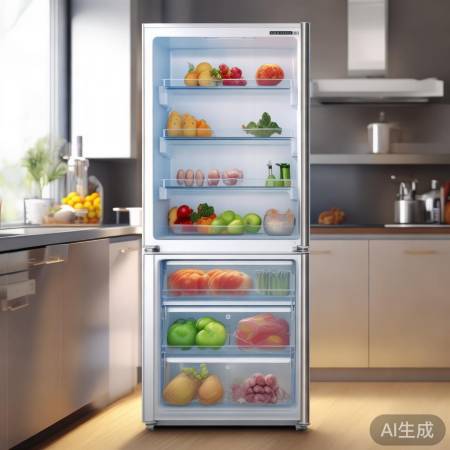 海尔185L冰箱,小巧布局合理