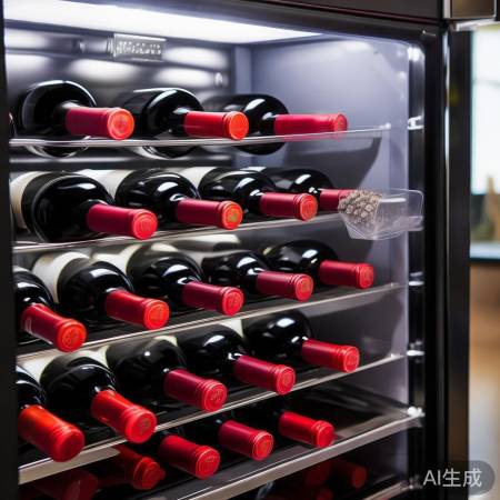 红酒柜内放木炭、干燥剂