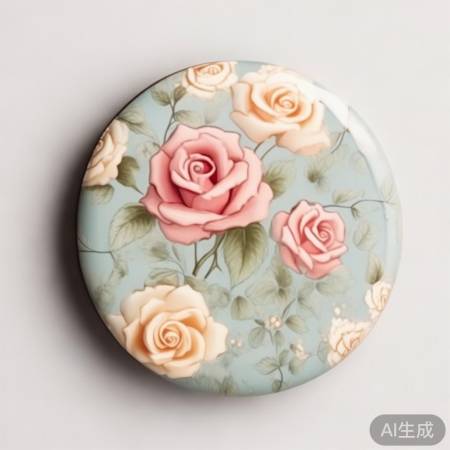 种地吧玫瑰冰箱贴，浪漫家居必备小物