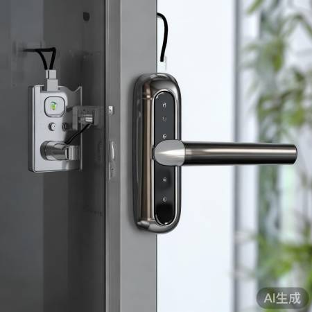 智能锁贵、依赖电源、电池短