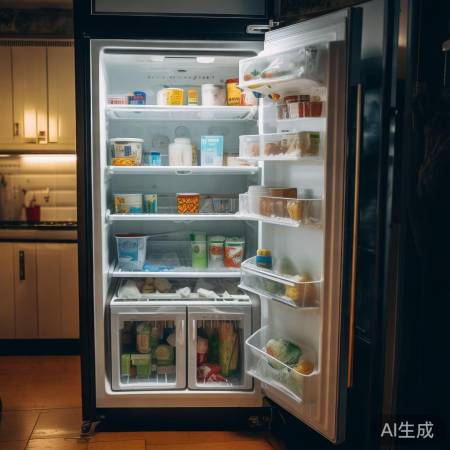 定期清冰箱防结霜,保健康。