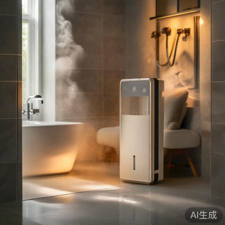 美的J6热水器：一键定时洗浴，享受舒适每一天