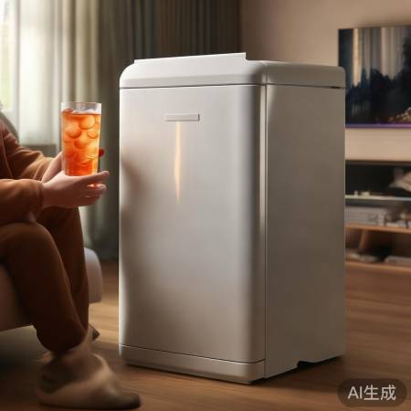 单开门冰箱，小巧不突兀