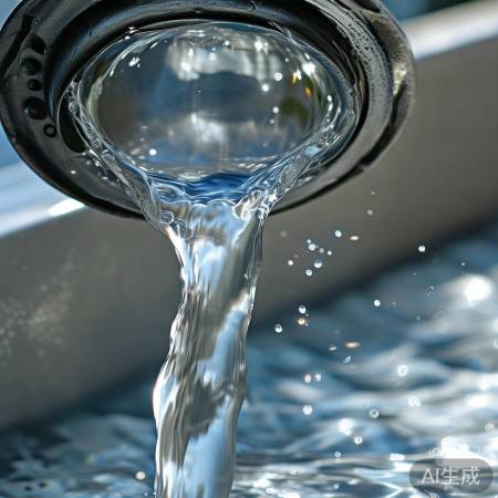 药水清洗，水清如泉