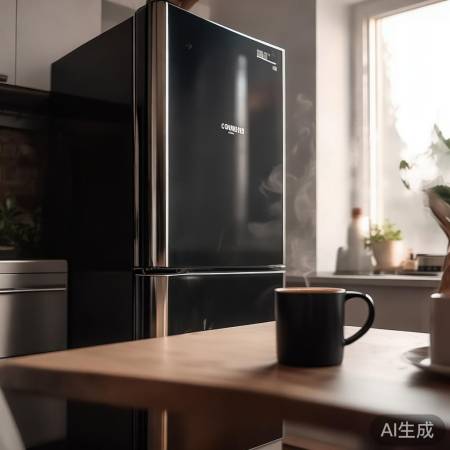 容声风冷冰箱,黑色高端美!