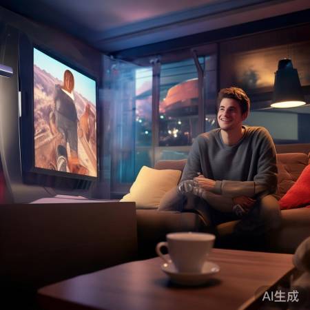 “为儿子准备透明电视,享家庭影