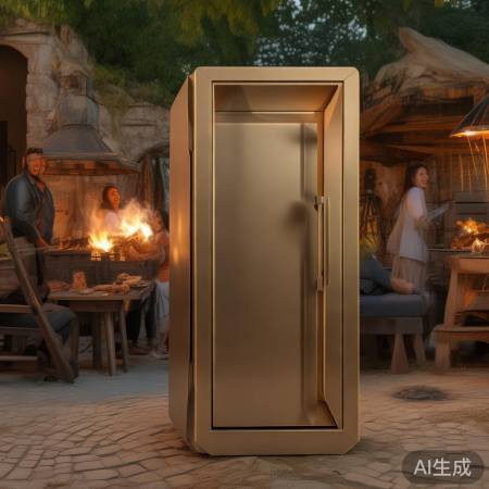 时尚简约保险柜，烧烤摊佳配