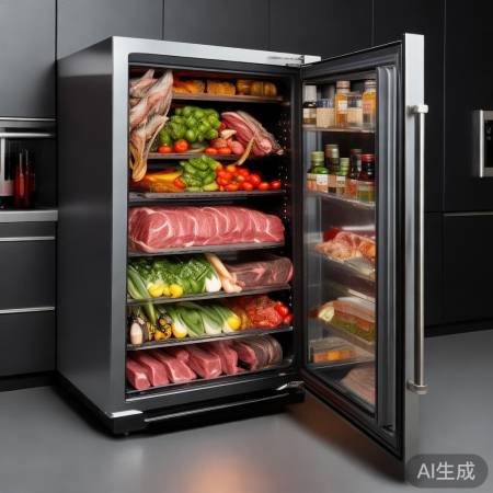 烧烤食材保险柜，保鲜调味两不误