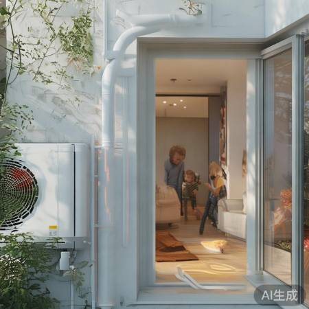 节能环保，空气能采暖