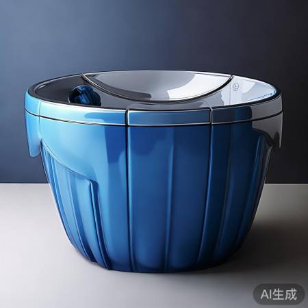 洗衣机蓝色旗袍，时尚与实用的完美结合