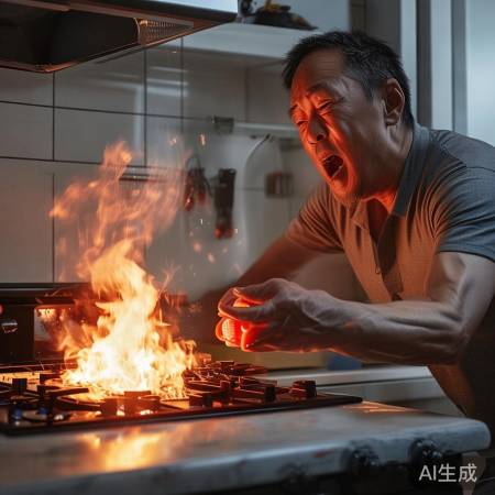 燃气泄漏险情，报警器救命