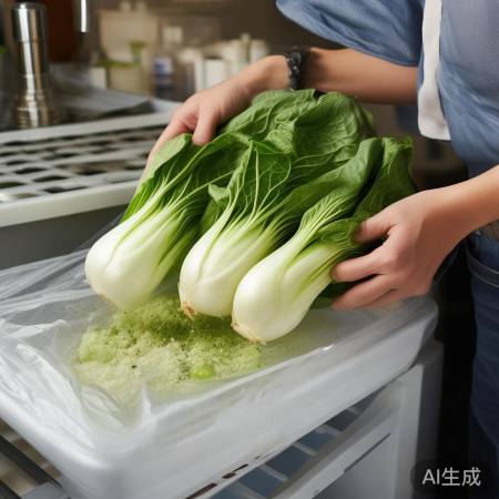 菜心清洗保藏法