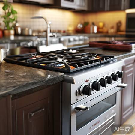 “百得燃气灶1127，厨房好帮