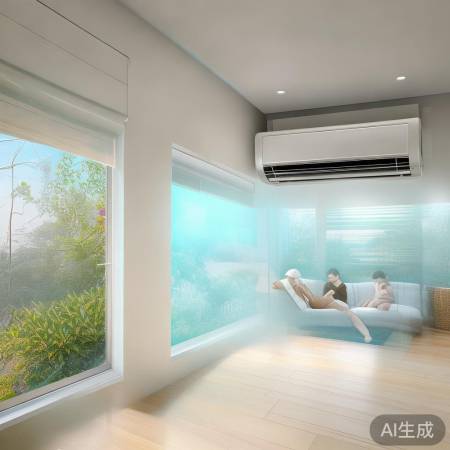 中央空调穿墙安装，看温速噪