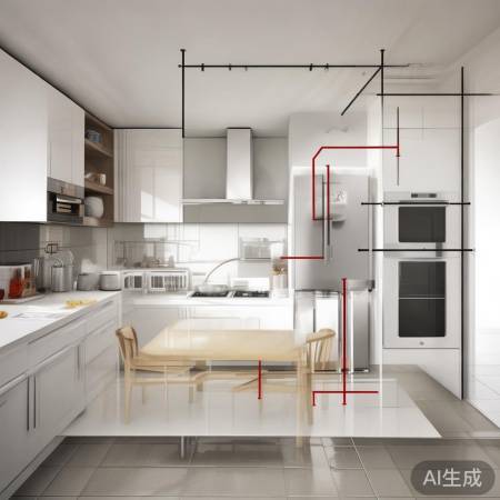 厨房布局影响燃气管道