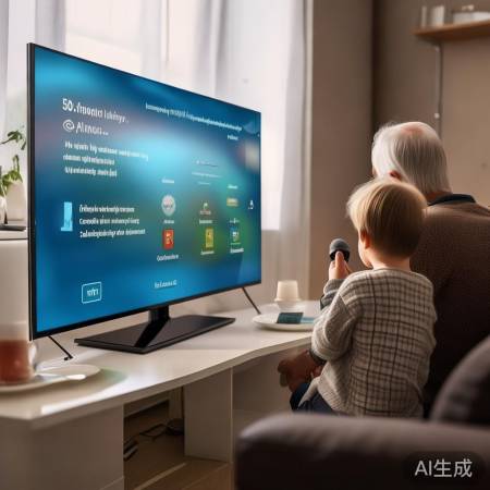 智能电视，操作简便，语音控制