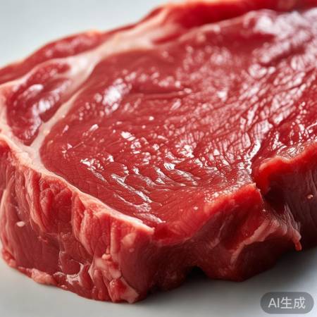 新鲜牛肉红润有光泽