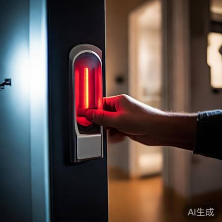 指纹锁红灯亮起，警惕！你的安全谁来守护？