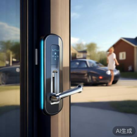 指纹锁出门自动锁功能，告别忘锁烦恼