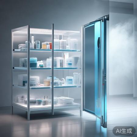 亚克力展示柜搭配消毒柜，打造无菌展示环境