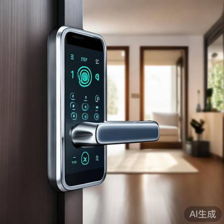别墅生活新选择：智能密码锁指纹锁，便捷安全两不误