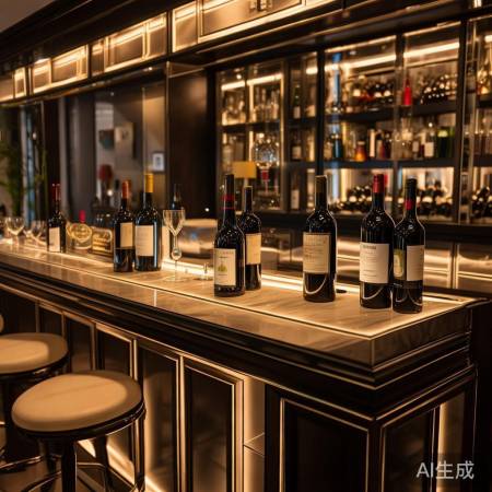 红酒柜架吧台家用定制，尽显品味与格调