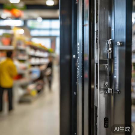 超市防盗门规格解析