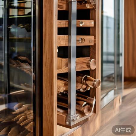 红酒柜材质多样，选材需考究