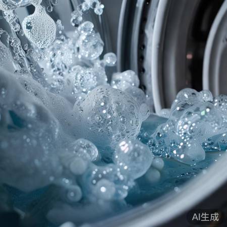 洗衣机洗衣服泡泡多，衣物更干净