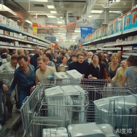 俄罗斯抢洗衣机背后的疯狂抢购现象揭秘