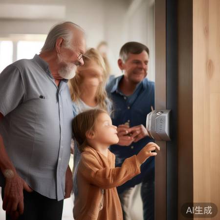 金雅居指纹锁，安装易上手