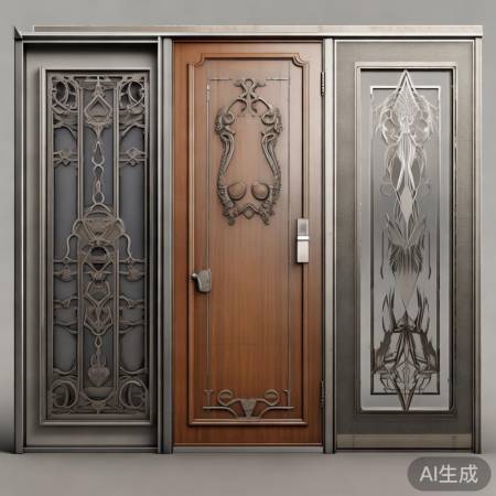 防盗门材料多样，实用美观兼顾