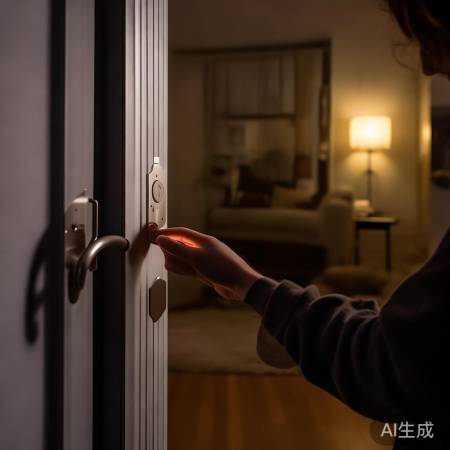 指纹锁，温馨家门