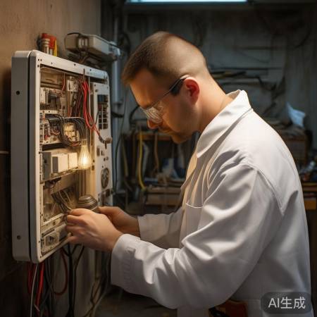 检查壁挂炉电路接触