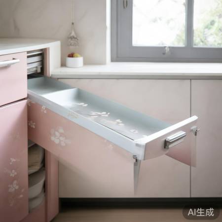 樱花消毒柜磨砂抽屉滑轨,美观耐