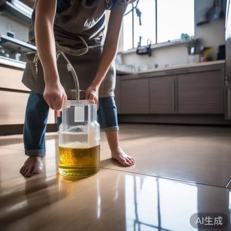 抽油烟机油清洁地板,环保防滑
