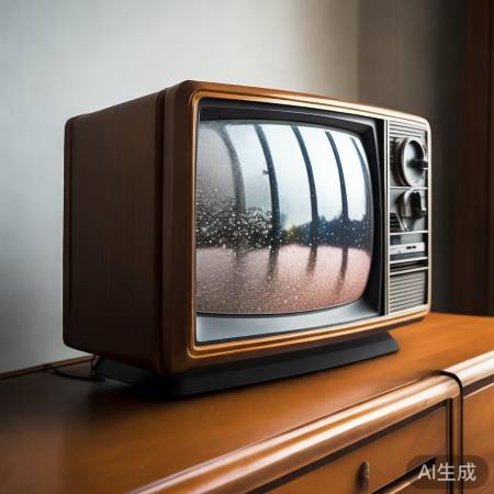 复古电视尺寸适中，功能实用
