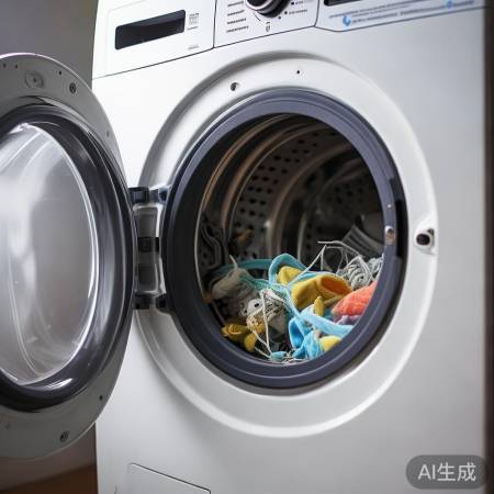 检查洗衣机内部异物