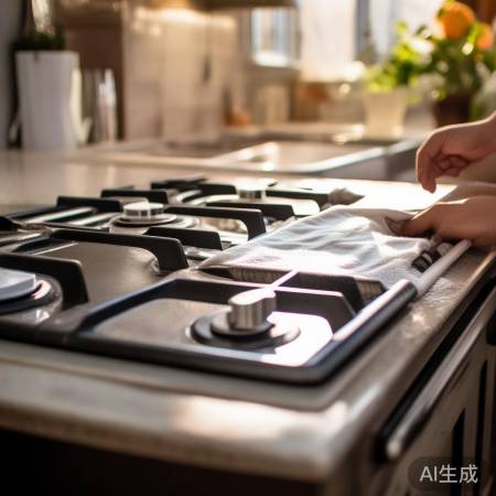 燃气灶清洁防火灾