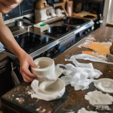 集成灶缝隙修复，厨房焕然一新