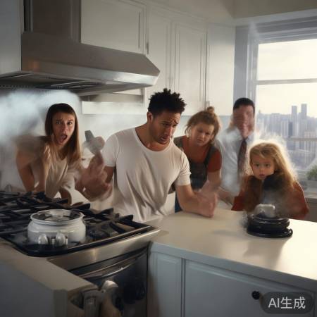 燃气灶旁插座漏电险酿祸