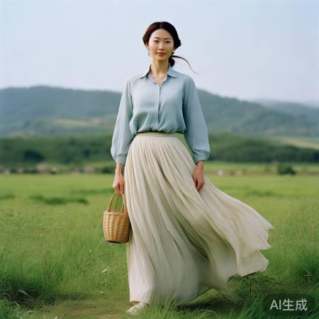 田嫂简约大方,气质独特