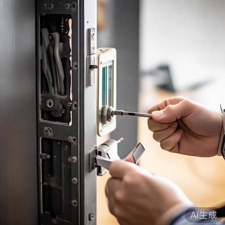 “简单安装指纹锁”