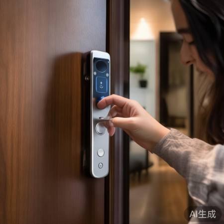 樱花指纹锁，安全便捷高科技
