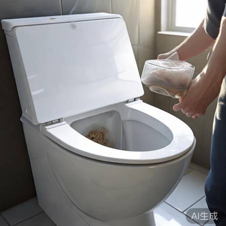 智能马桶冲水孔堵塞避免法