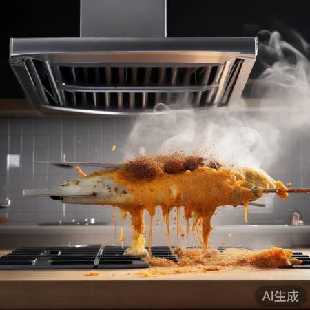 油烟机噪音:油网堵塞问题