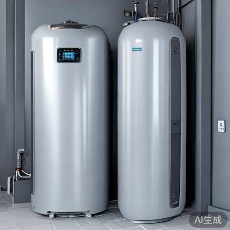 “空气能热水器，10吨大容量”