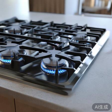 燃气灶外观易清洁
