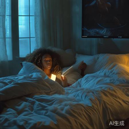 明星睡觉爱看电视
